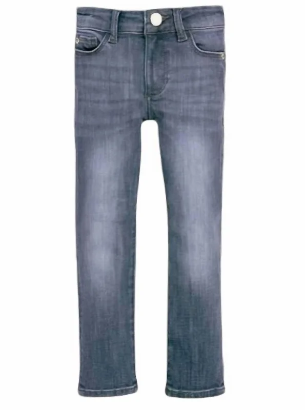 Men's Jeans with Fashionable RipsGirl's Chloe Jeans In Amethyst