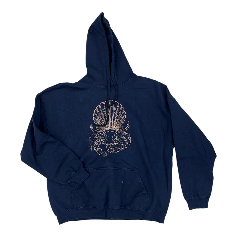 Men's Hoodies with Screen-Printed GraphicsSweatshirt Hoodie By Gildan In Navy, Size:2X Men's Hoodies with Screen-Printed GraphicsSweatshirt Hoodie By Gildan In Navy, Size:2X