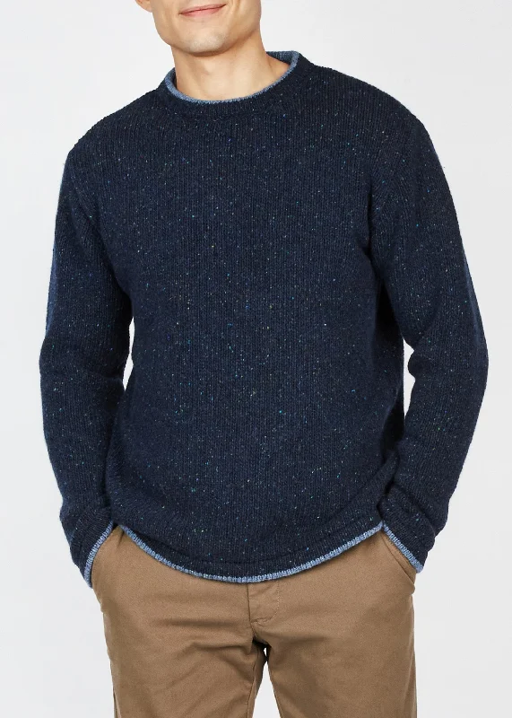 Men's Sweaters with ThumbholesIrelandsEye Roundstone Sweater | Navy