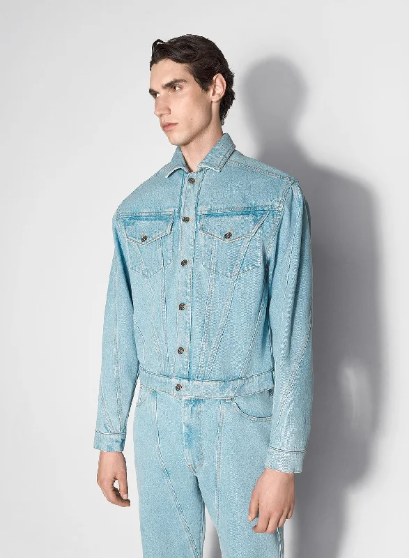 Men's Tapered Jeansblue denim men jacket