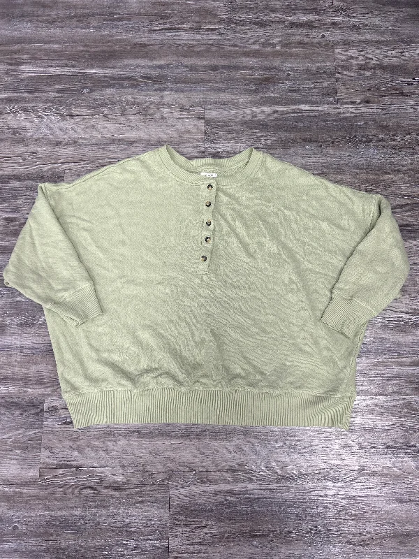 Men's Hoodies with Adjustable SleevesSweatshirt Crewneck By Maurices In Green, Size: 2x Men's Hoodies with Adjustable SleevesSweatshirt Crewneck By Maurices In Green, Size: 2x