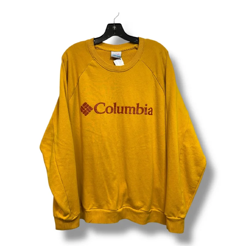 Men's Hoodies for Every OccasionAthletic Sweatshirt Crewneck By Columbia In Yellow, Size: 1x Men's Hoodies for Every OccasionAthletic Sweatshirt Crewneck By Columbia In Yellow, Size: 1x