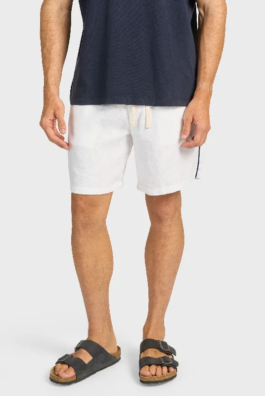 Men's Sweatpants for LoungingJeff Piped Linen Short
