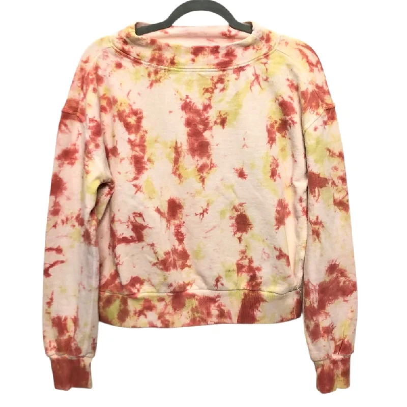 Men's Hoodies for GymSweatshirt Crewneck By Pilcro In Tie Dye Print, Size:Xs