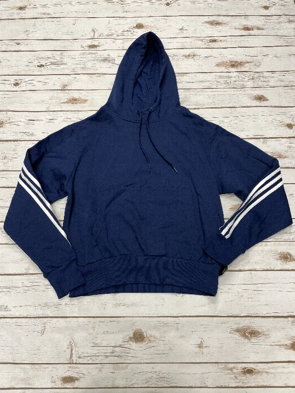 High-Quality Men's French Terry HoodiesAthletic Sweatshirt Hoodie By Adidas  Size: M
