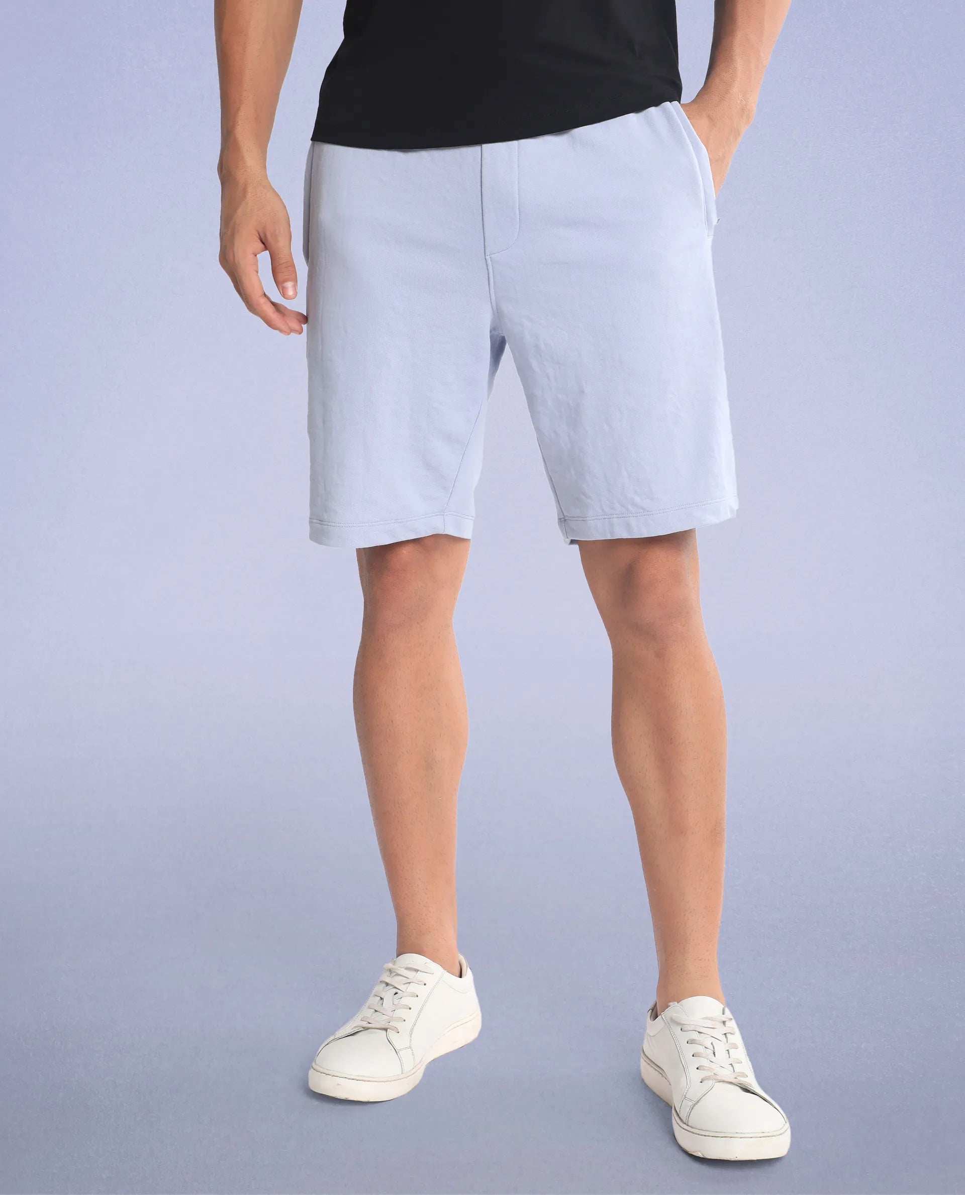 Men's Chino Shorts for Warm WeatherShorts Azure Blue Men