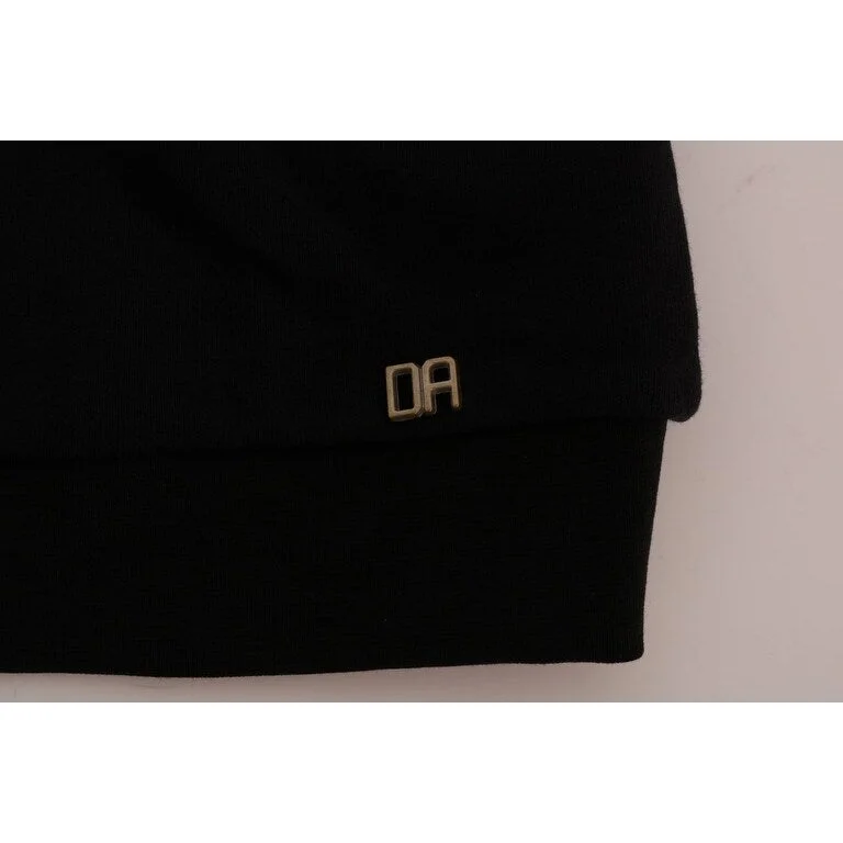 Men's Sweaters for LayeringDaniele Alessandrini Elegant Black Cotton Crewneck Men's Sweater Men's Sweaters for LayeringDaniele Alessandrini Elegant Black Cotton Crewneck Men's Sweater