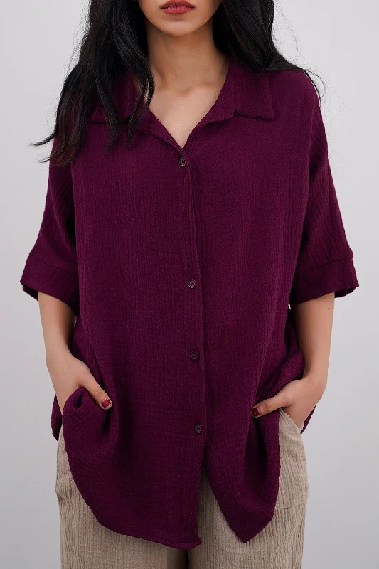 Men's Weekend Shirts for Leisurely OutingsORGANIC MUSLIN SHIRT