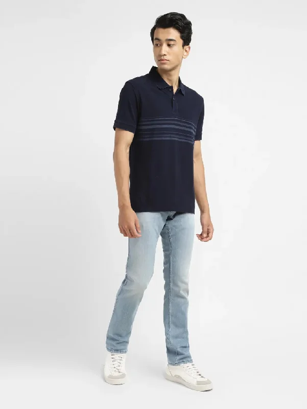 Casual Ripped Men's JeansMen's 65504 Light Indigo Skinny Jeans