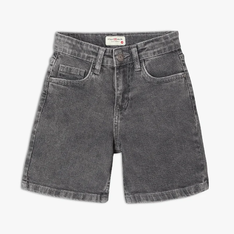 Men's Pants with Appliqué DetailsBoy's Regular Fit Distressed Shorts