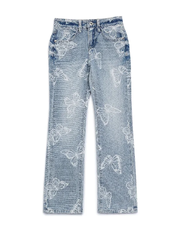 Yoked Back Men's JeansCourtney Flared Jeans (7-16)