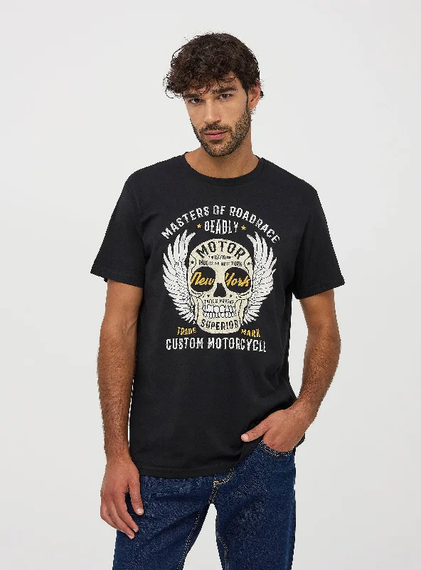 Men's Shirts with Adjustable CuffsMan's Short-sleeved T-shirt
