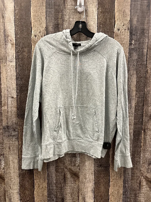 Cool Men's Graphic HoodiesSweatshirt Hoodie By J. Crew In Grey, Size: Xl