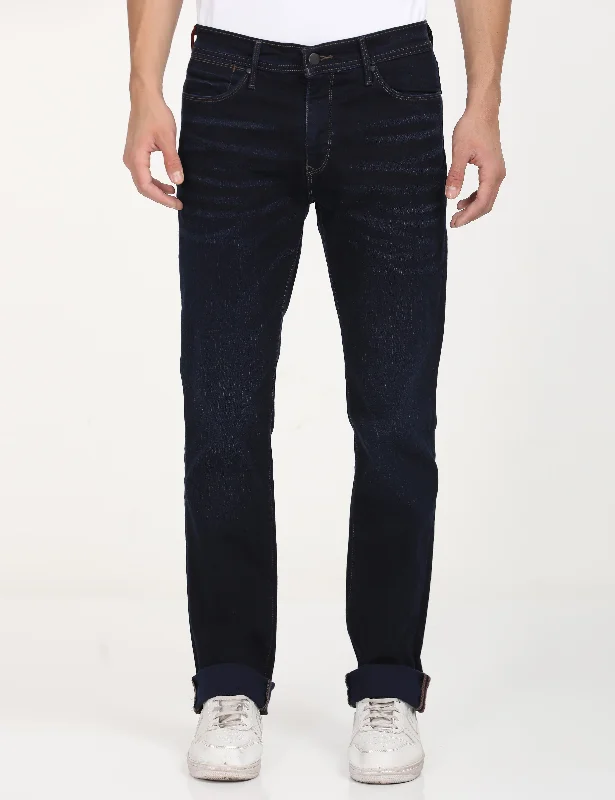 Rip and Tear Men's JeansMen's 511 Slim Fit Dark Blue Jeans