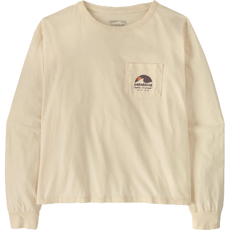 Men's Short-Sleeved ShirtsWomen's Long Sleeve Applied Imagination Easy-Cut Organic Pocket T-Shirt