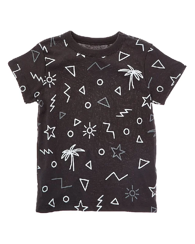 Men's Shirts with Contrast CollarsChaser Geo Palms T-Shirt