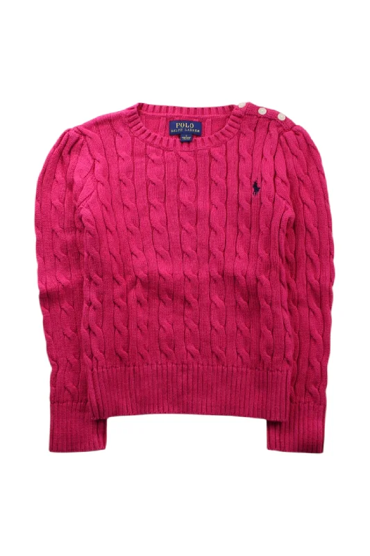Men's Sweaters with Button-Down PlacketsPolo Ralph Lauren Cable Knit Sweater 5T