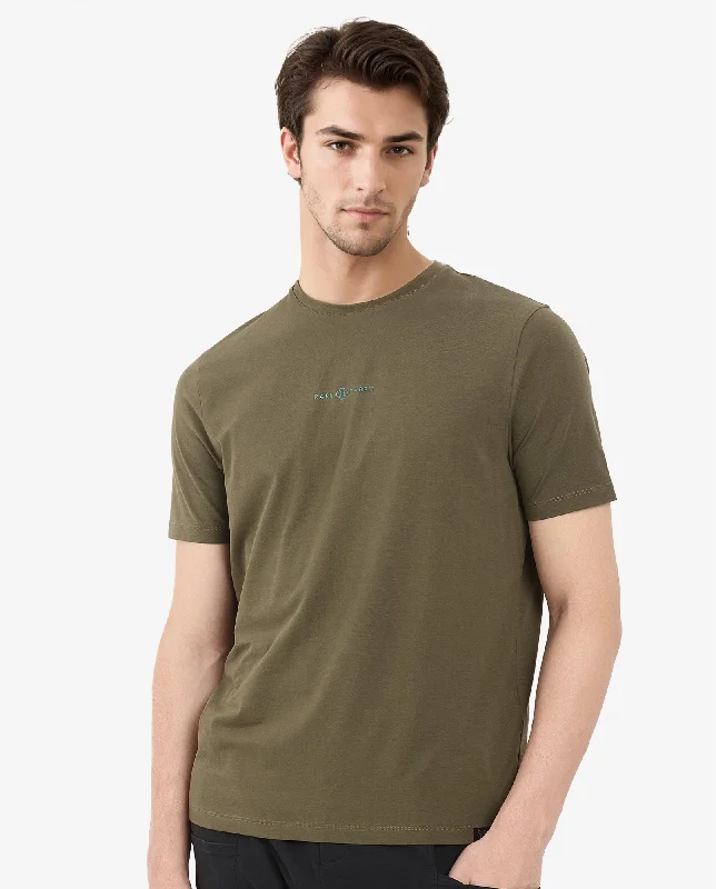 Men's Shirts with Contrast CollarsRare Rabbit Men Noam Dusky Olive Cotton Lycra Fabric Short Sleeve Crew Neck Regular Fit Graphic Print T-Shirt Men's Shirts with Contrast CollarsRare Rabbit Men Noam Dusky Olive Cotton Lycra Fabric Short Sleeve Crew Neck Regular Fit Graphic Print T-Shirt