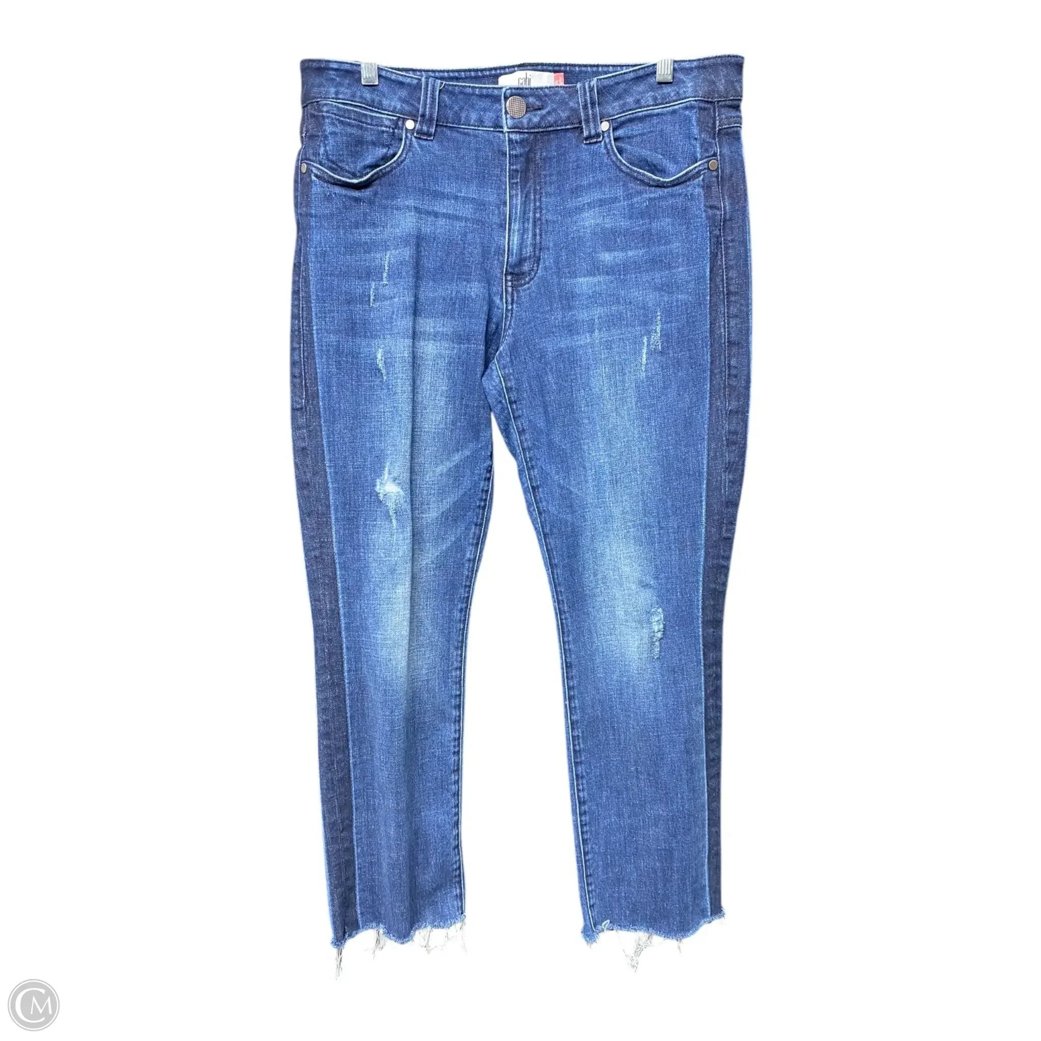 Designer Skinny Men's JeansJeans Straight By Cabi In Blue Denim, Size: 12