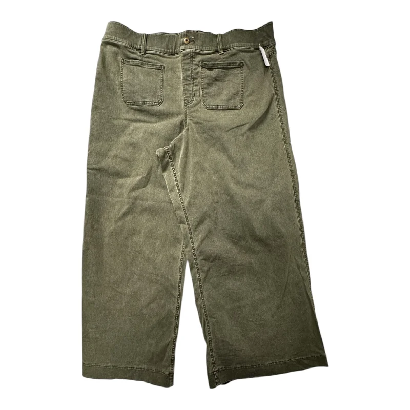 Inexpensive Men's JeansJeans Wide Leg By Spanx In Green, Size: 3x