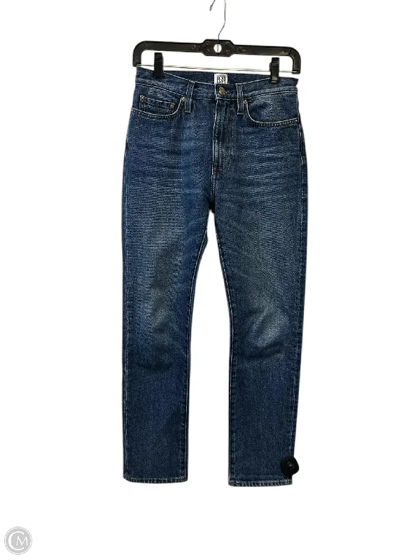 Trendy Men's JeansJeans Designer By Toteme In Blue Denim, Size: 2