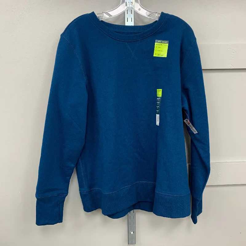 Men's Hoodies with Built-In HeadphonesSweatshirt Crewneck By Tek Gear In Blue, Size:Xxl Men's Hoodies with Built-In HeadphonesSweatshirt Crewneck By Tek Gear In Blue, Size:Xxl