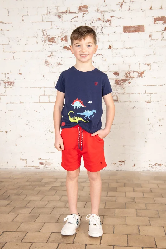 Men's Pants with Graphic PrintsLouie Shorts  -  Red