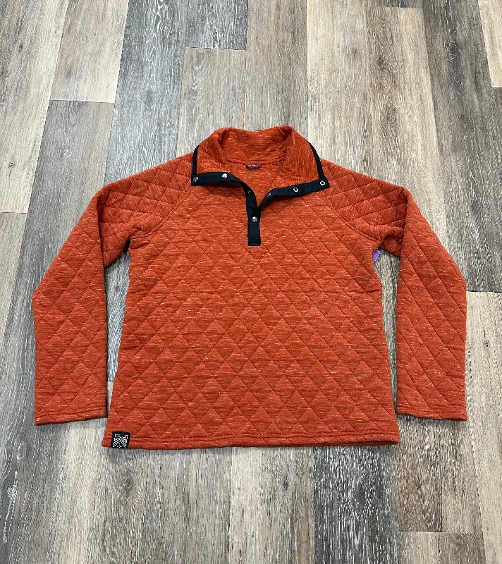 Men's Hoodies with Embroidered PatchesAthletic Sweatshirt Collar By Oiselle In Orange, Size: Xl Men's Hoodies with Embroidered PatchesAthletic Sweatshirt Collar By Oiselle In Orange, Size: Xl