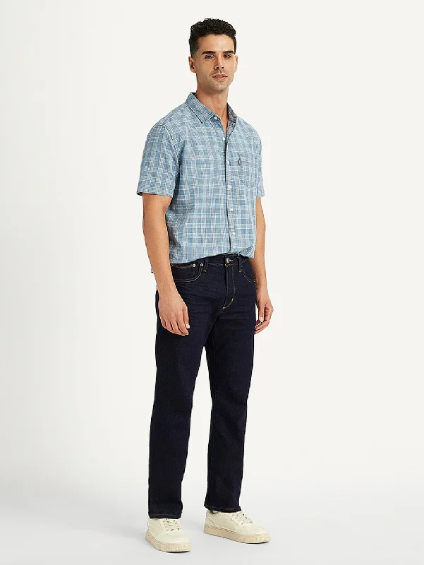 Leather Patch Men's JeansMen's 513 Slim Fit Navy Jeans