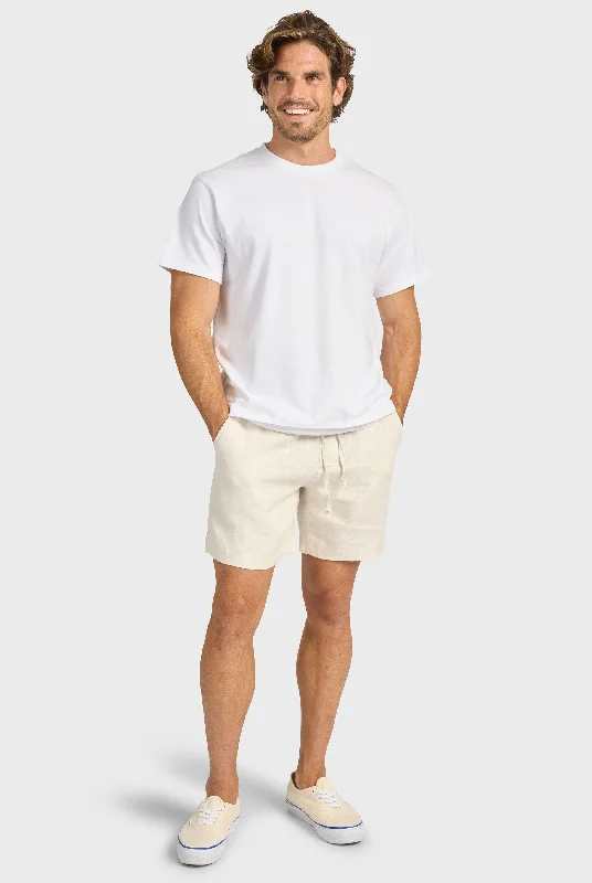 Men's Patterned Pants with Camouflage PrintsRiviera Linen Short