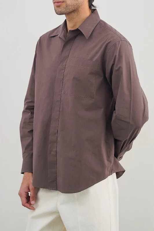Men's Minimalist Shirts for a Clean LookPOPLIN SHIRT
