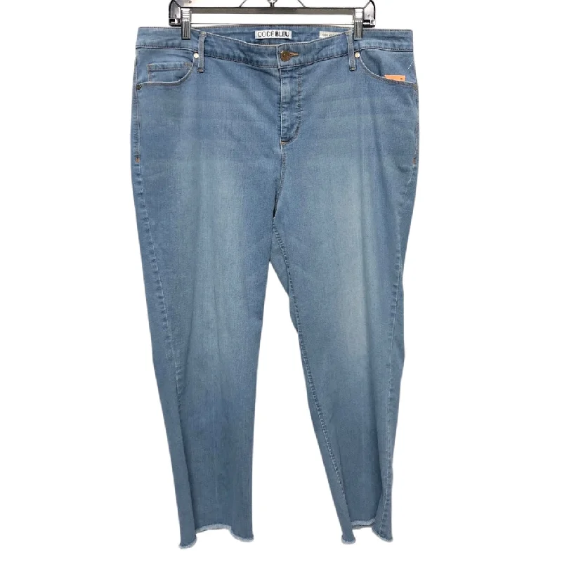 Men's Ripped JeansJEANS SKINNY by CODE BLUE In BLUE, Size: 18
