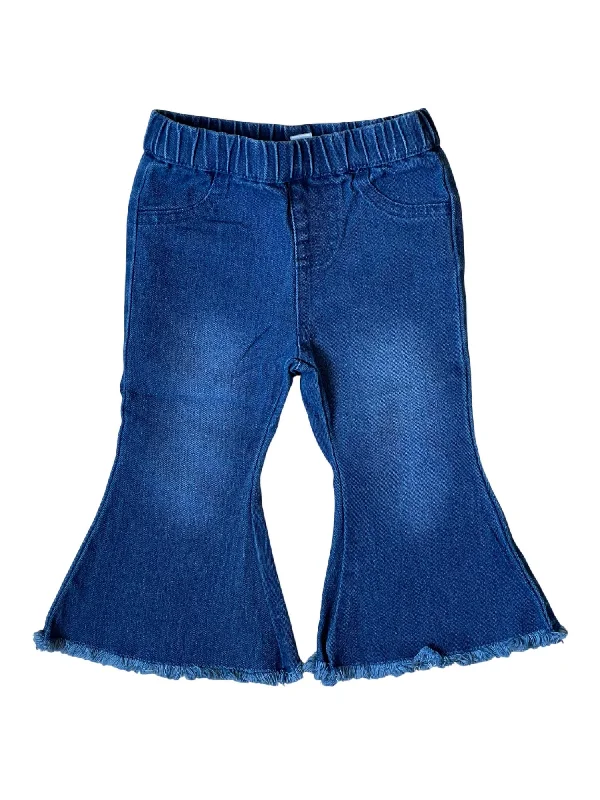 Best Fitting Men's JeansGirl's “Sophie” Bell Bottom Flare Denim In Dark Wash