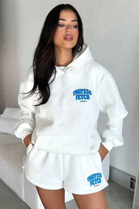 Men's Sweaters with Elastic CuffsSeries 5 Hoodie - White