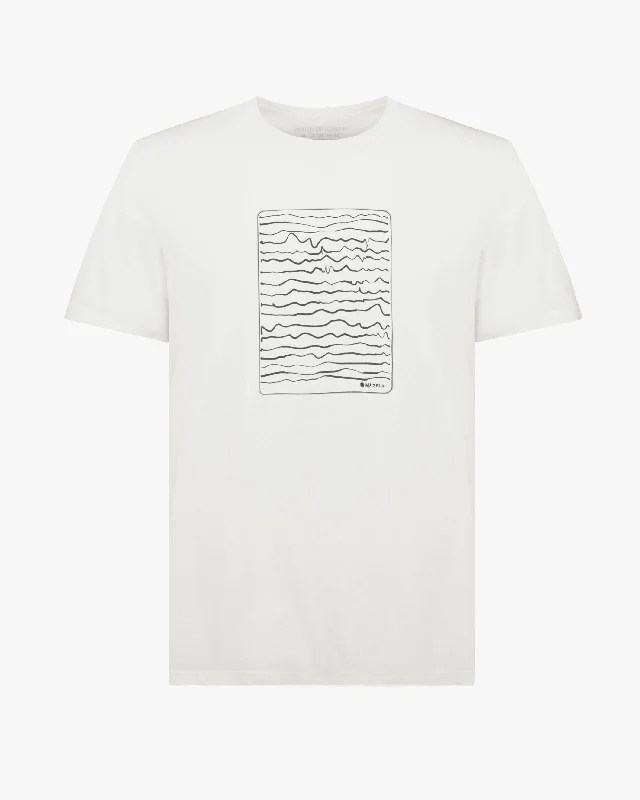 Leather Patch Men's JeansStandard T (MP Tidal Outline)