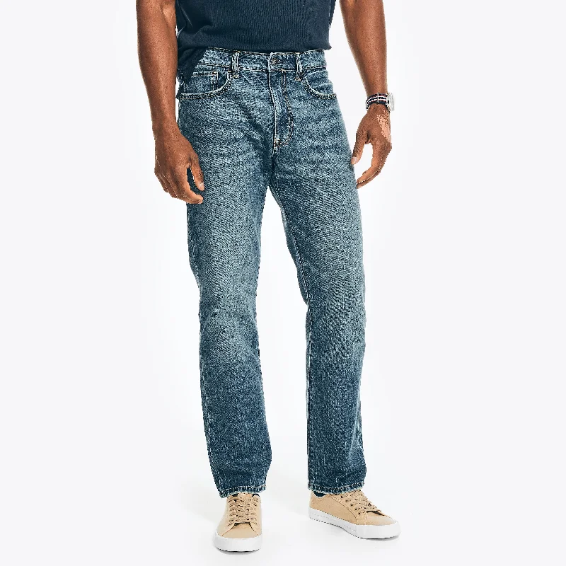 Classic Men's Jeans StyleNautica Mens Vintage Straight Stretch Denim