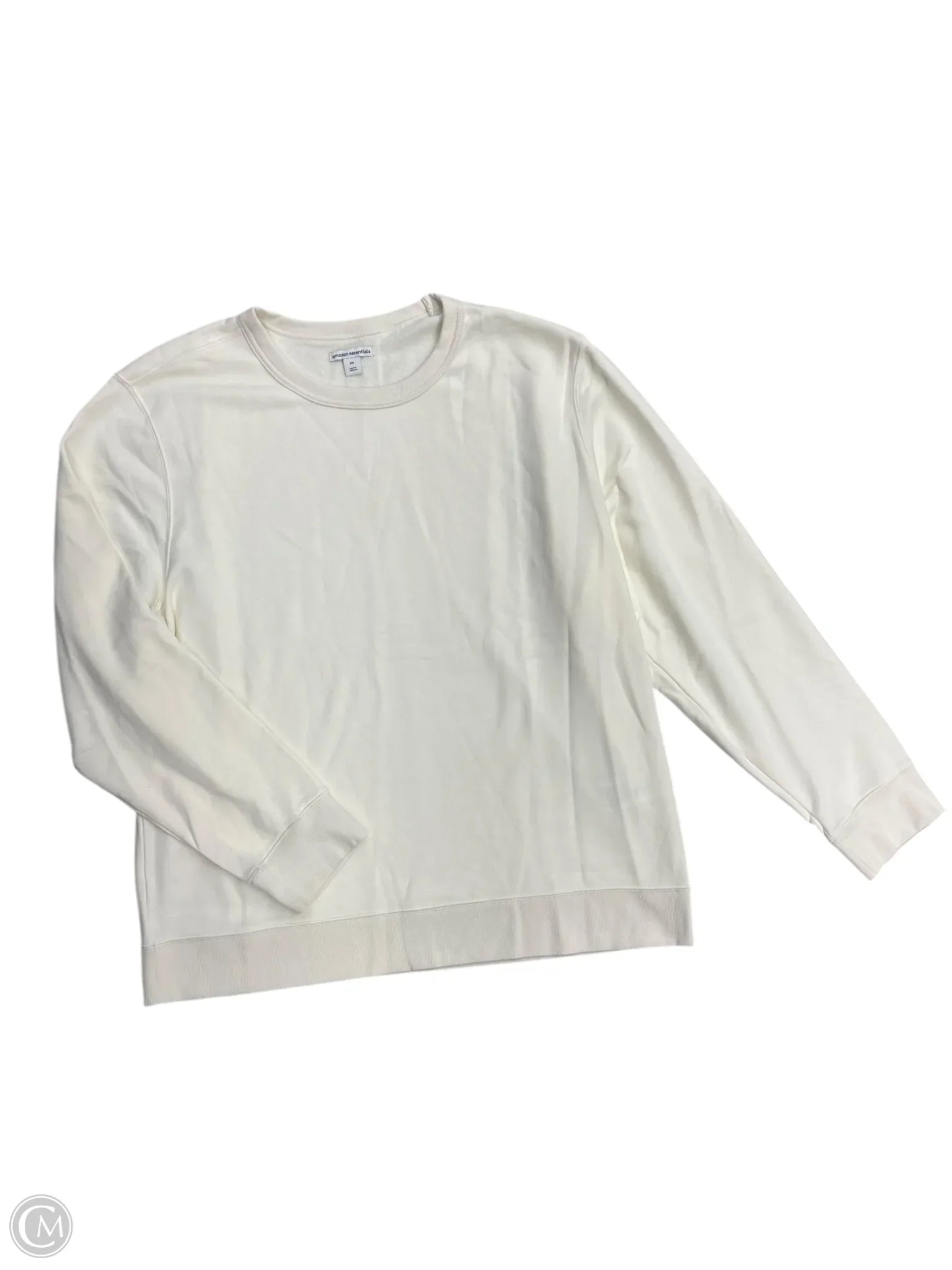 Men's Hoodies for SkiingSweatshirt Crewneck By Amazon Essentials In Cream, Size: Xxl Men's Hoodies for SkiingSweatshirt Crewneck By Amazon Essentials In Cream, Size: Xxl