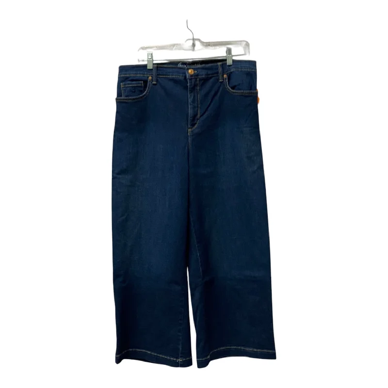 Oversized Men's JeansJeans Cropped By Gloria Vanderbilt In Blue, Size:14