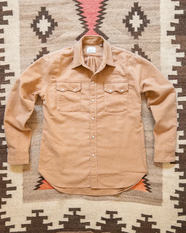 Men's Checked Short-Sleeve Shirts for Summer FunMoleskin Pearlsnap Shirt - Nectar