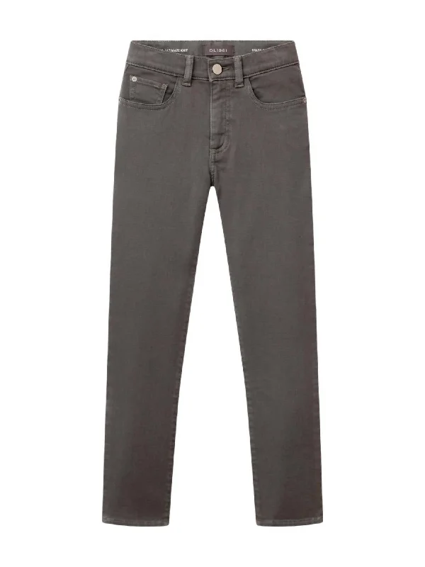 Durable Men's JeansBoy's Brady Slim Jeans In Moss Gray