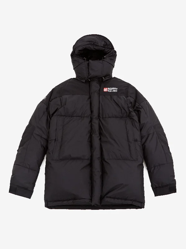 Men's Coats with Reflective Stripes66° North Tindur Down Jacket - Black