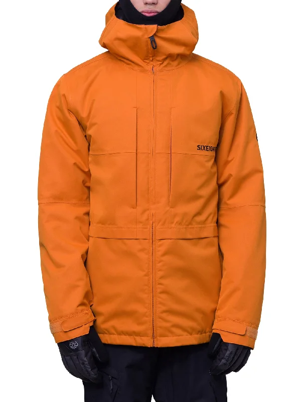 Men's Coats for Big and TallSmarty 3-in-1 Form Copper Orange Jacket