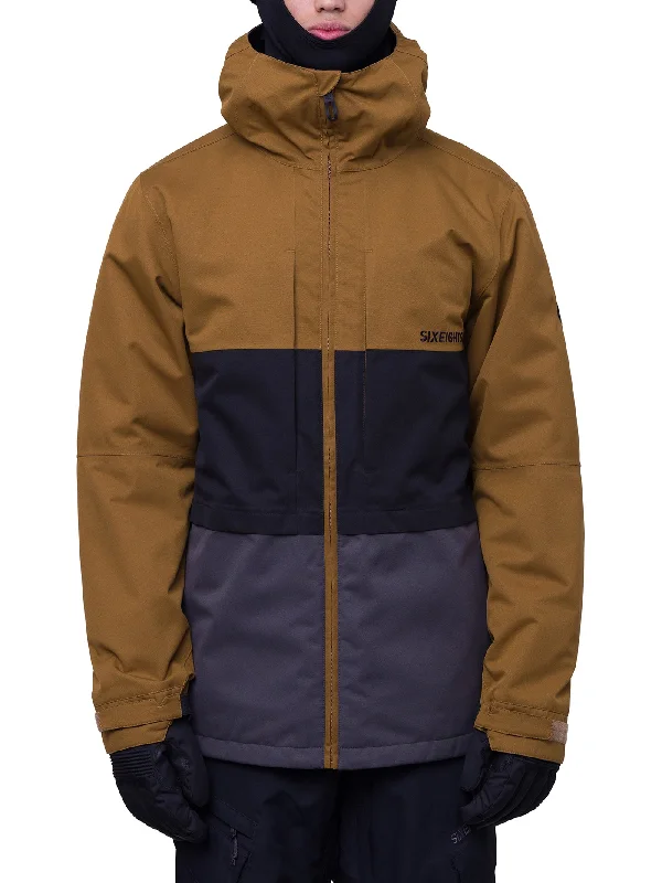 Warm Men's Down JacketsSmarty 3-in-1 Form Breen Black Colorblock Jacket