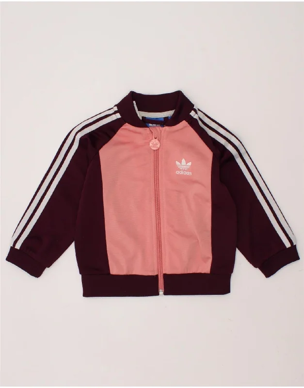 Men's Coats with Stretch FabricADIDAS Baby Girls Graphic Tracksuit Top Jacket 9-12 Months Pink