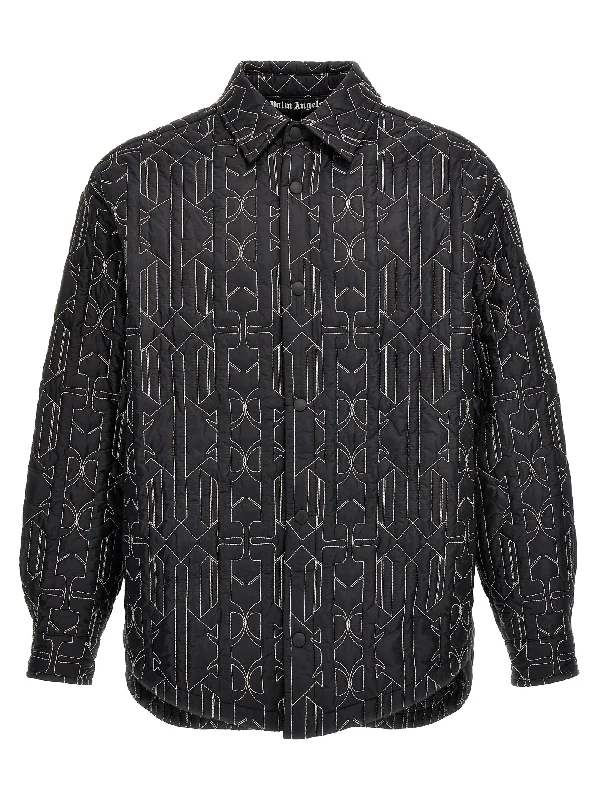 Designer Men's OvercoatsAll Monogram Quilted Dover Jacket