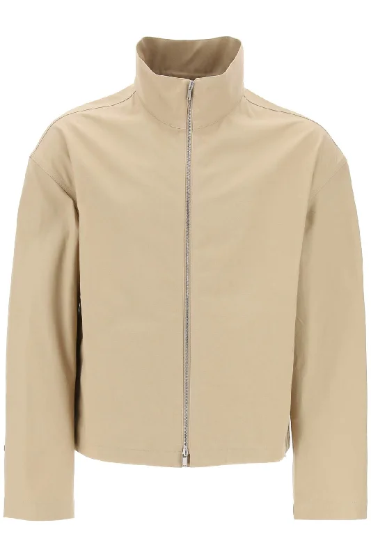Unique Men's Flight JacketsBoxy High-neck Jacket