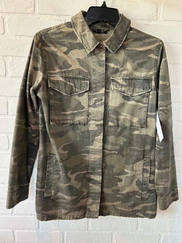 Men's Coats with Synthetic InsulationCamoflauge Jacket Utility Top Shop, Size S