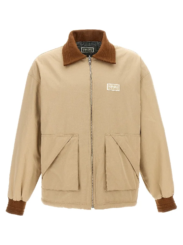 Men's Coats with Convertible CollarsElevated Coach Reversible Jacket