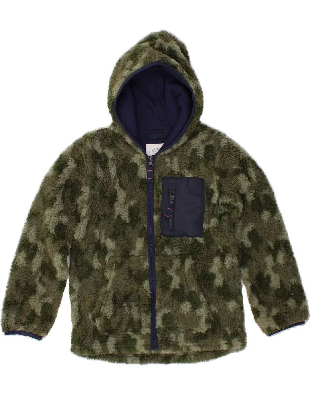 Men's Coats Made in ItalyFAT FACE Boys Hooded Fleece Jacket 7-8 Years Green Camouflage Polyester Men's Coats Made in ItalyFAT FACE Boys Hooded Fleece Jacket 7-8 Years Green Camouflage Polyester
