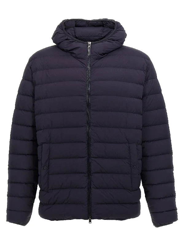 Men's Coats with Snap ButtonsHooded Down Jacket